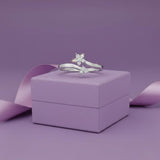 Silver Floral Wrap Ring