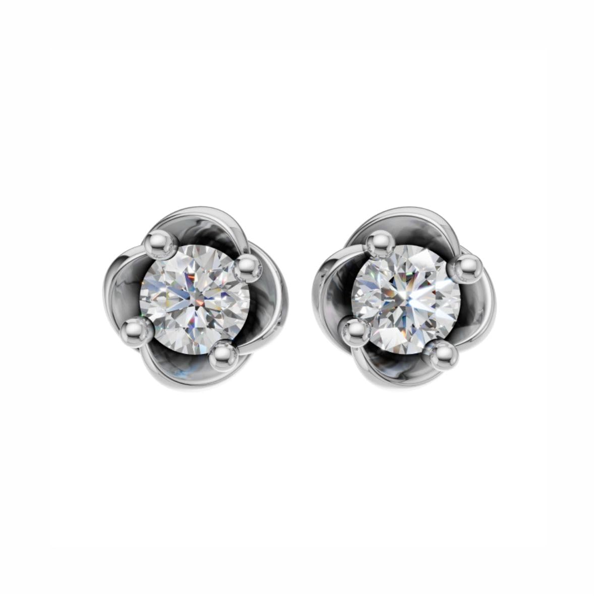 Silver Eternal Radiance Studs