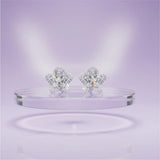 Silver Blooming Flora Earrings