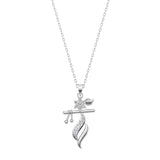 Silver Divine Krishna Charm Pendant