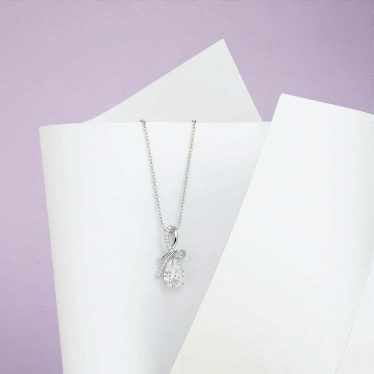 Silver Teardrop Pendant