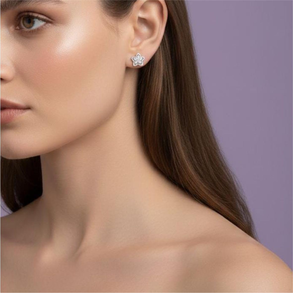 Silver Blooming Flora Earrings