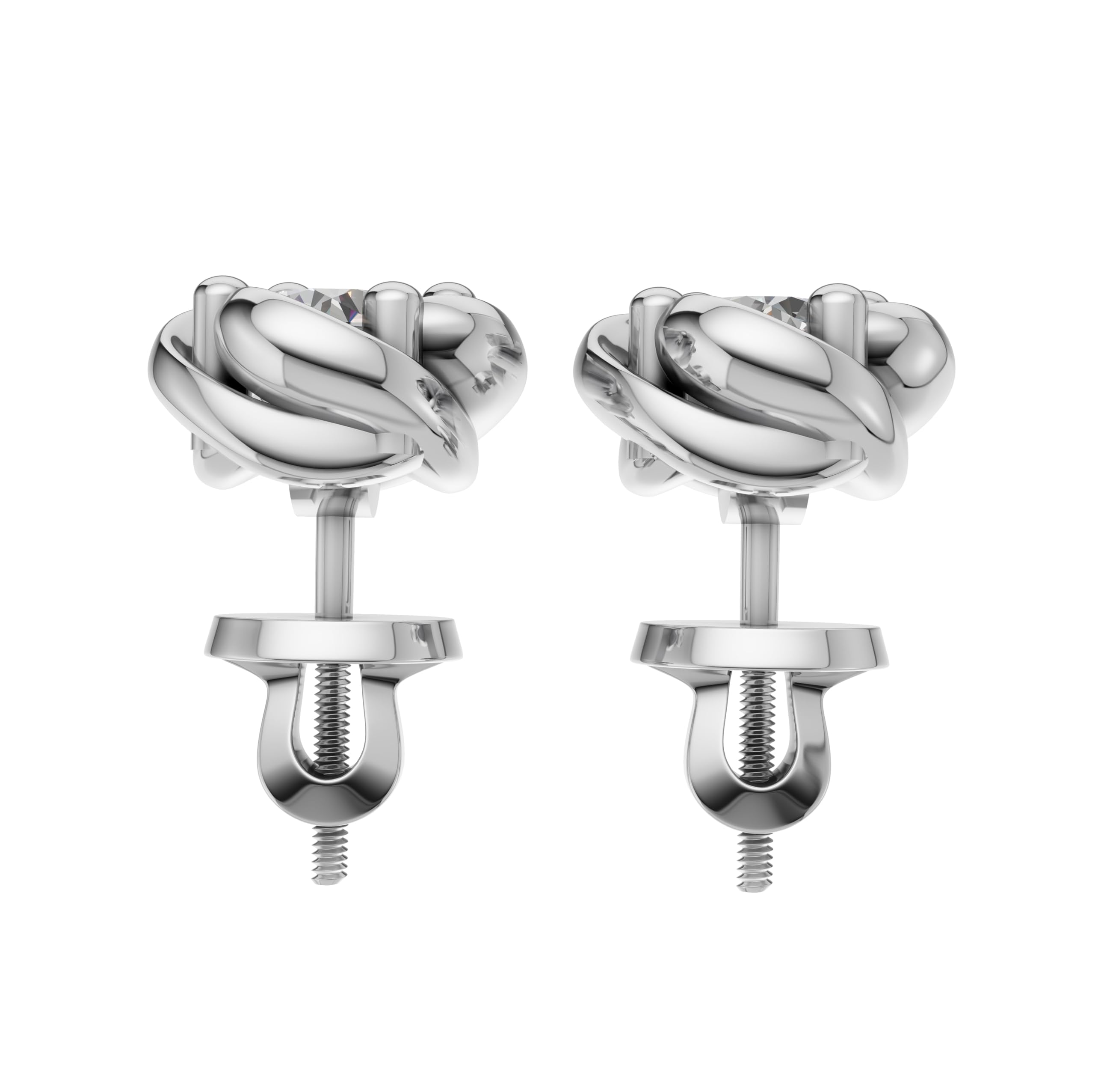 Silver Eternal Radiance Studs