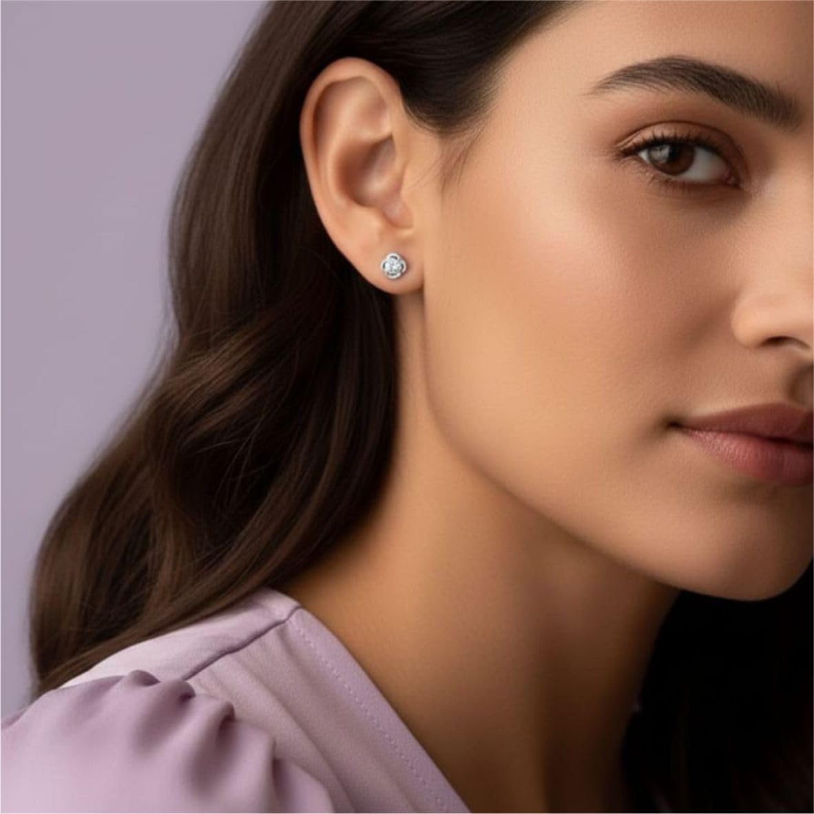 Silver Eternal Radiance Studs