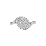 Silver Crown-Inspired Solitaire Ring