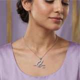 Silver Krishna Flute Grace Pendant