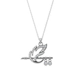 Silver Krishna Flute Grace Pendant