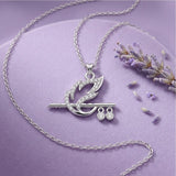 Silver Krishna Flute Grace Pendant