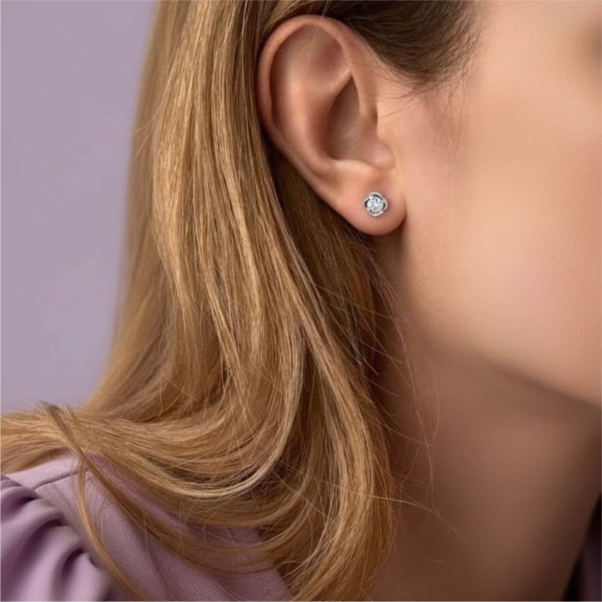 Silver Eternal Radiance Studs