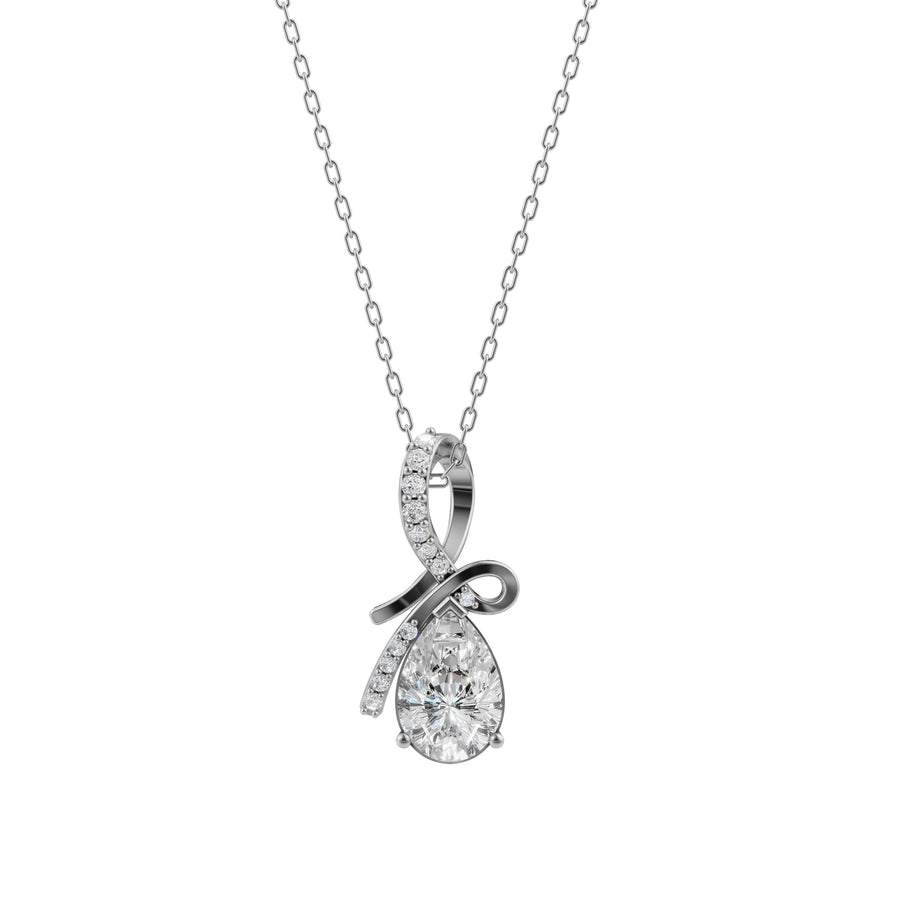 Silver Teardrop Pendant