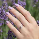 Silver Infinity Solitaire Ring