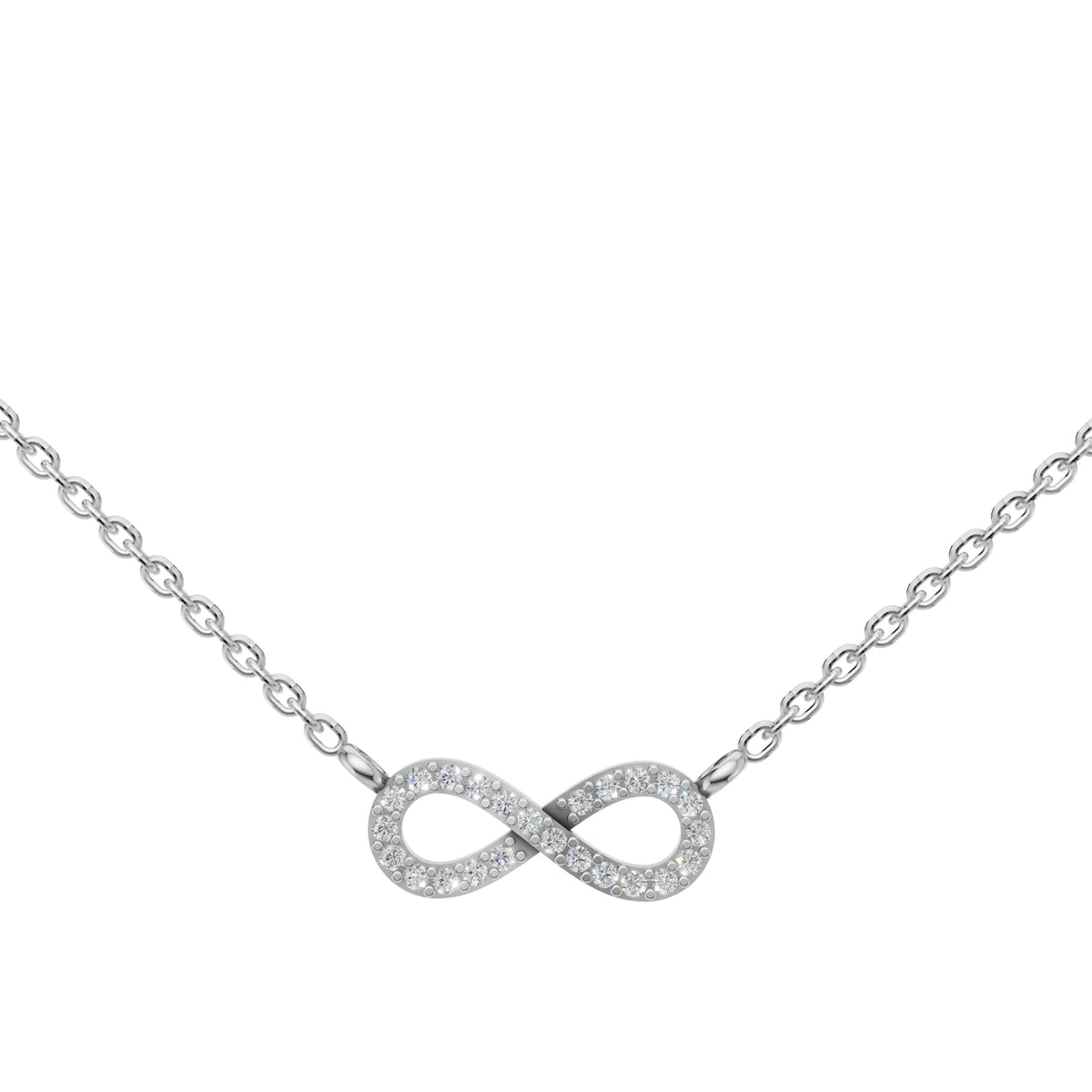 Silver Infinity Bond Pendant