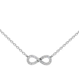 Silver Infinity Bond Pendant