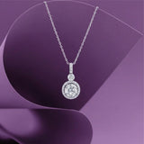 Silver White Stone Pendant