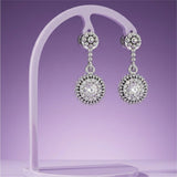 Silara Celeste Halo Drop Earrings