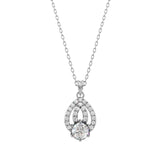 Silver Divina Drop Pendant