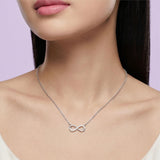 Silver Endless Love Infinity Pendant