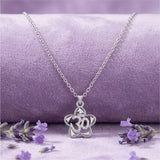 Silver Om Blessing Pendant