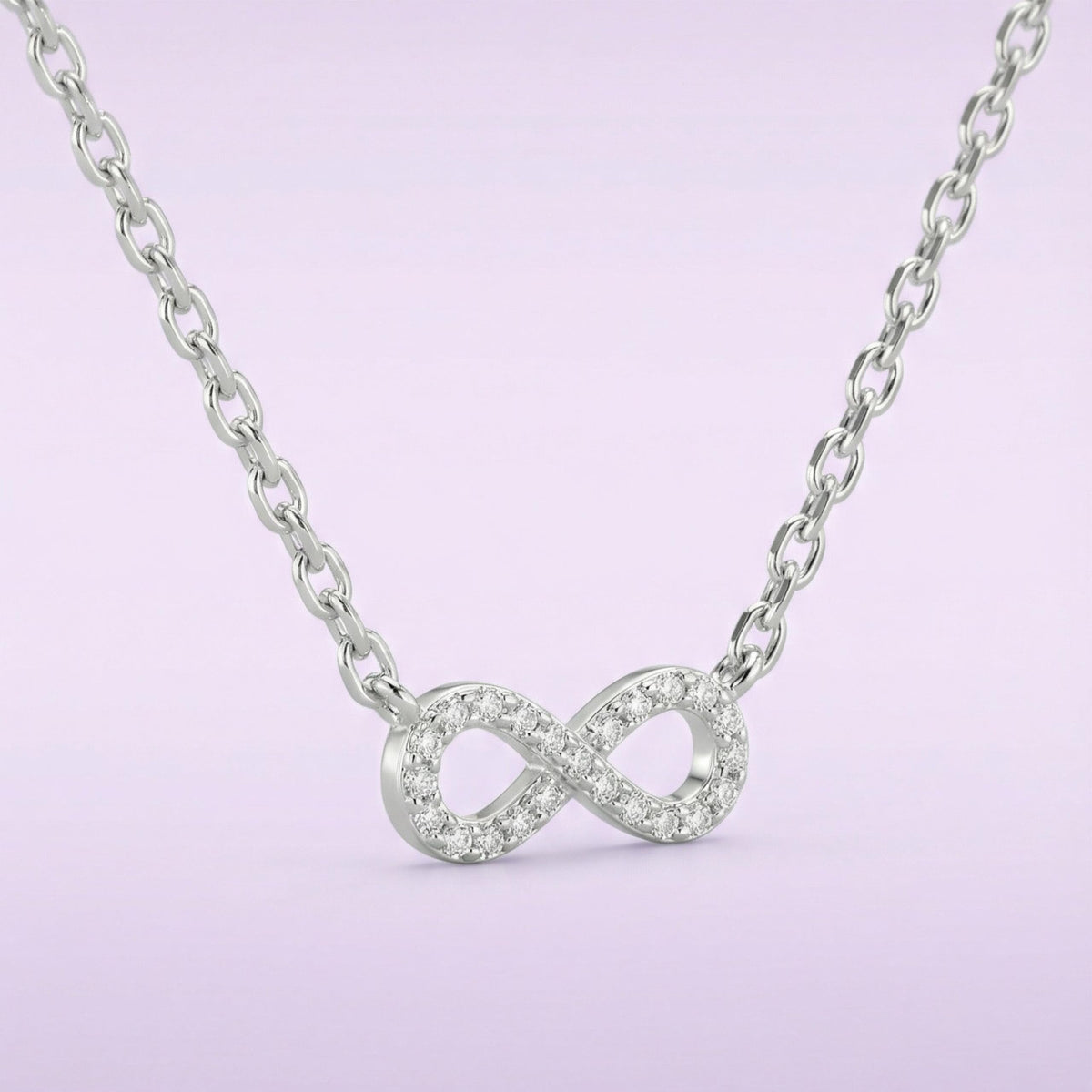 Silver Infinity Bond Pendant