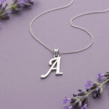Silver A Symbol Pendant