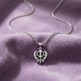 Silver The Khanda Symbol Pendant