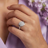 Silver Crown-Inspired Solitaire Ring