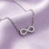 Silver Infinity Bond Pendant