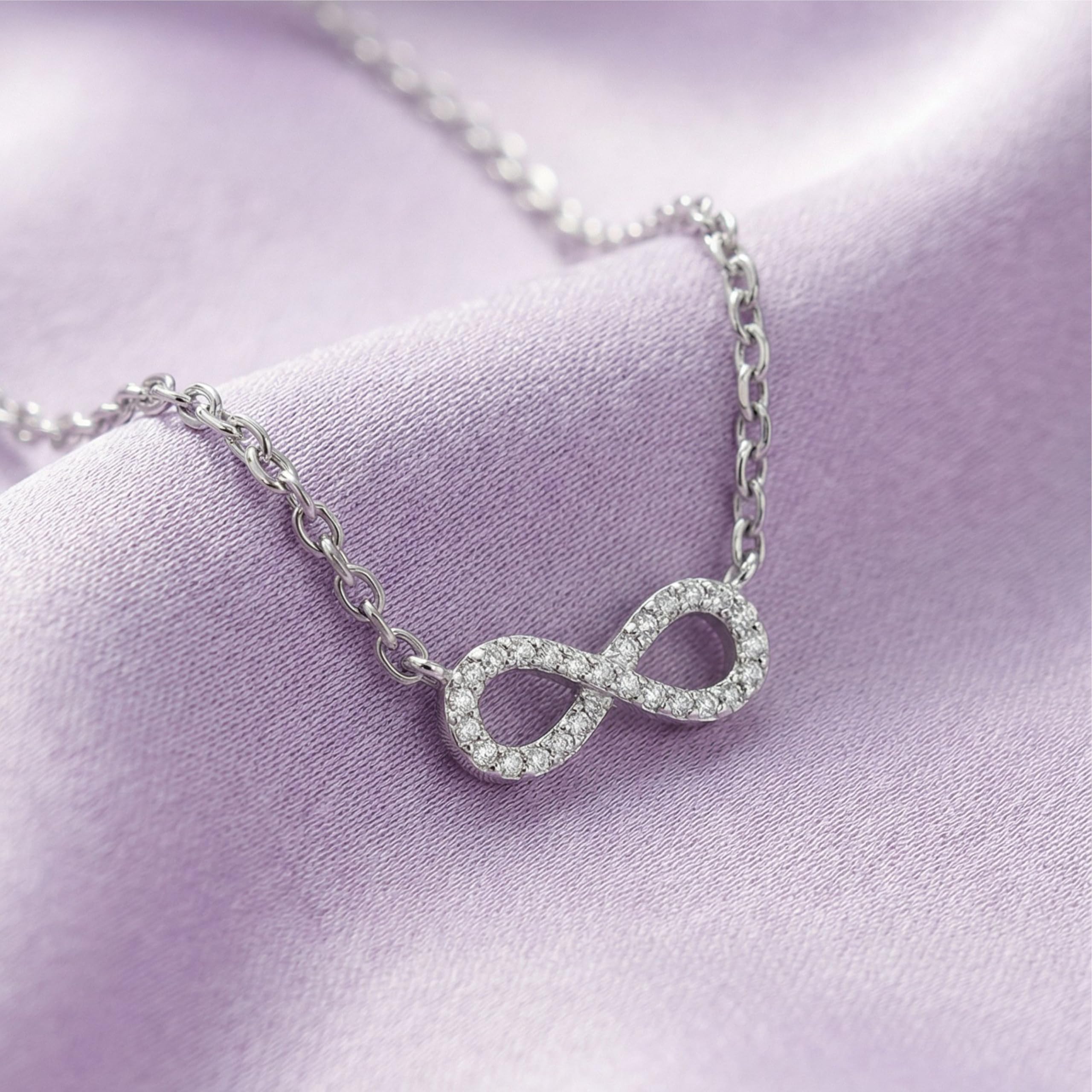 Silver Infinity Bond Pendant