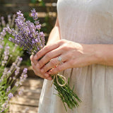 Silver Floral Open Ring