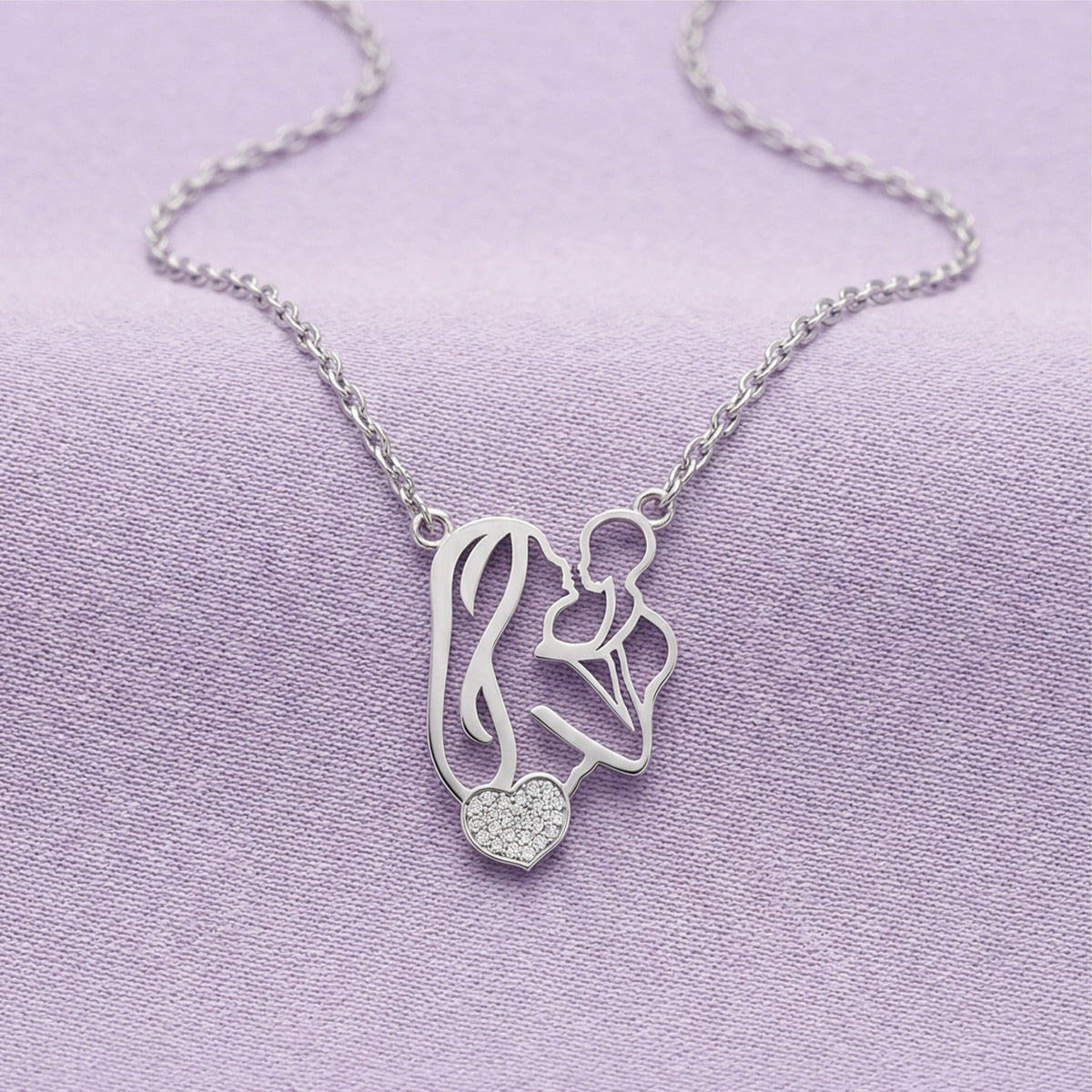 Silver Pure Mother Love Pendant