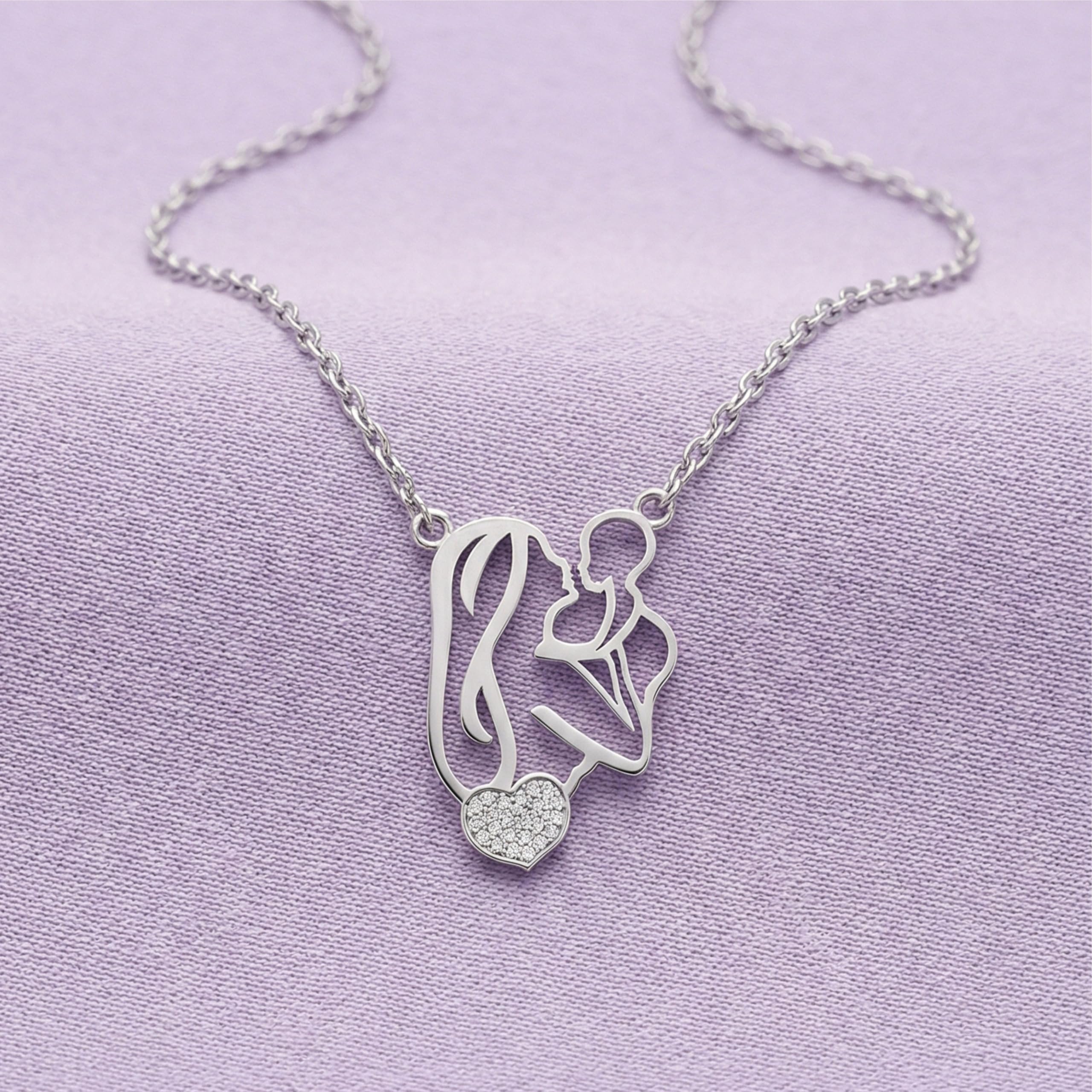 Silver Pure Mother Love Pendant