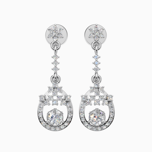 Silver Heritage Luxe Dangling Earrings