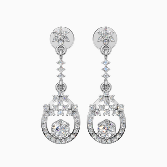 Silver Heritage Luxe Dangling Earrings