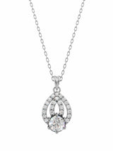 Silver Divina Drop Pendant