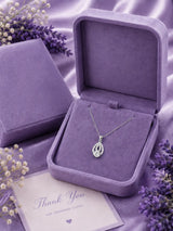 Silver Divina Drop Pendant
