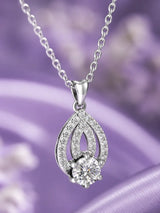 Silver Divina Drop Pendant