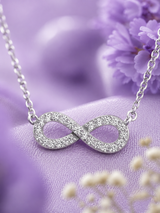 Silver Infinity Bond Pendant