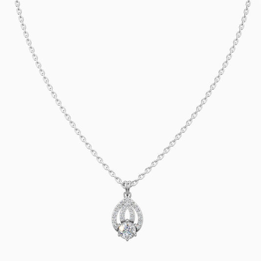 Silver Divina Drop Pendant