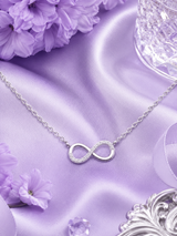 Silver Endless Love Infinity Pendant