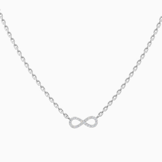 Silver Infinity Bond Pendant