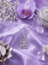 Silver Om Blessing Pendant
