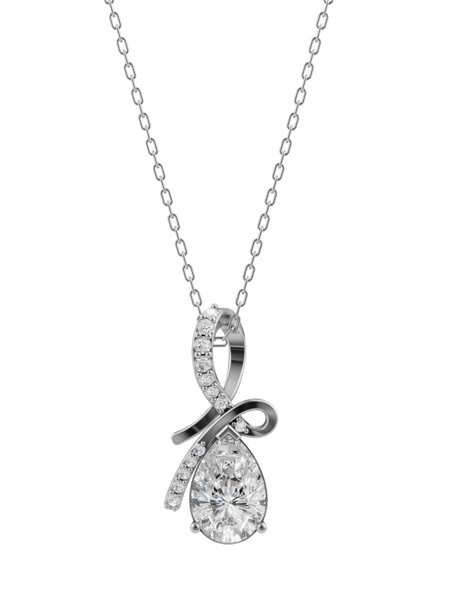 Silver Teardrop Pendant
