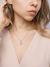 Silver Teardrop Pendant