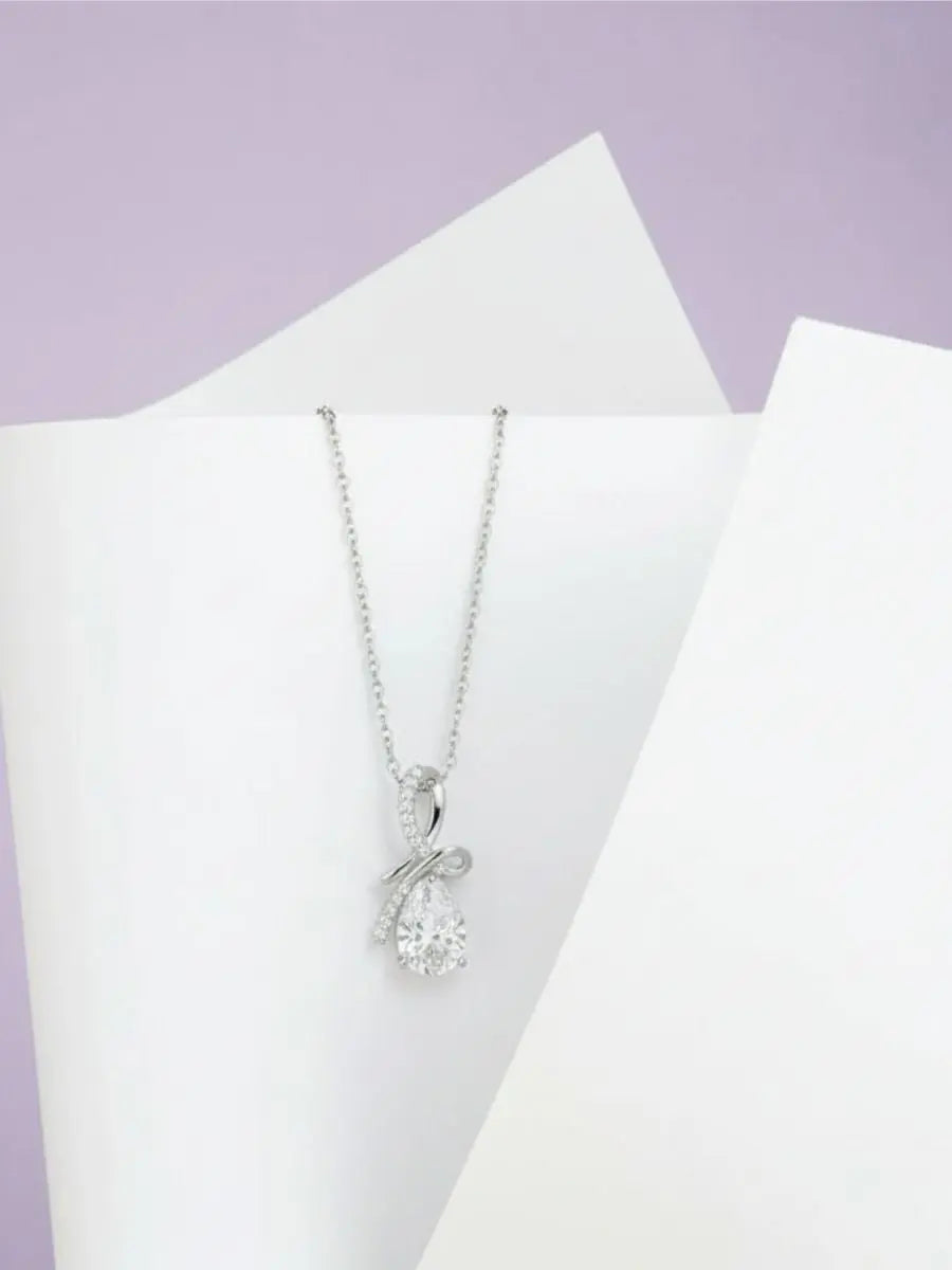 Silver Teardrop Pendant