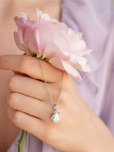 Silver Teardrop Pendant