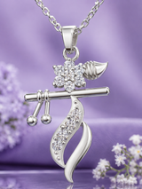 Silver Divine Krishna Charm Pendant