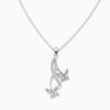 925 Silver Drop Butterfly Pendant 1