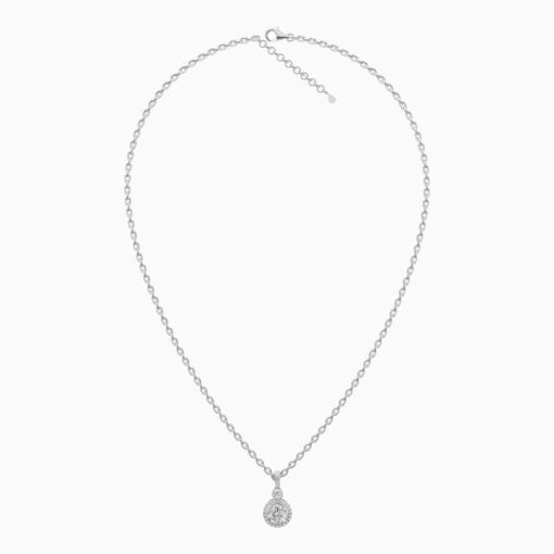 Silver White Stone Pendant - Image 5