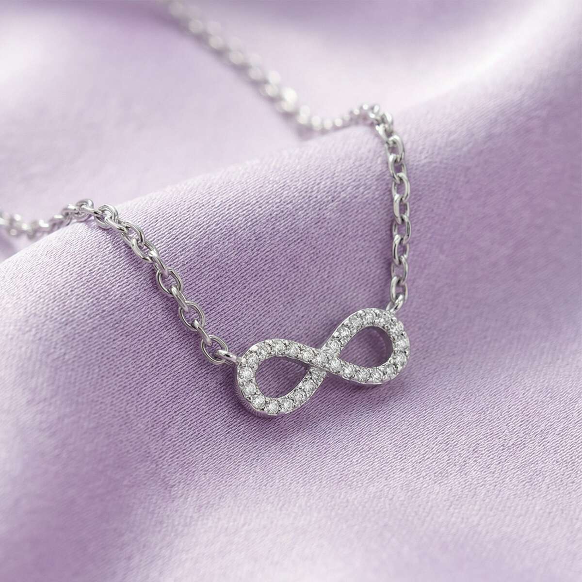 Silver Infinity Bond Pendant - Image 3