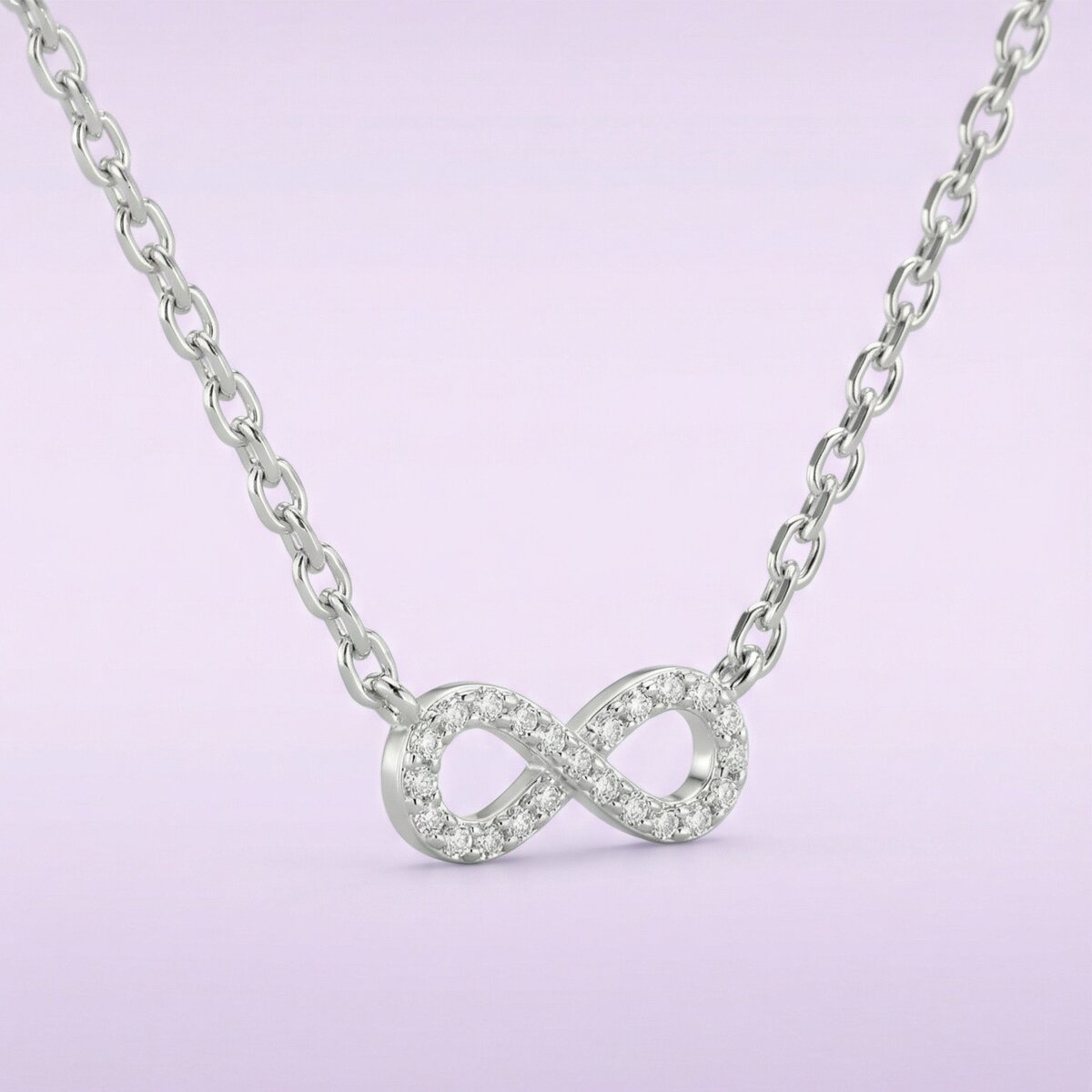 Silver Infinity Bond Pendant - Image 5